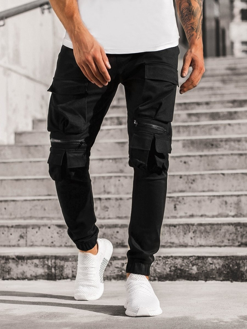 Pantalón jogger de hombre negras OZONEE G/2787