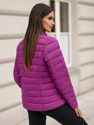 Chaqueta de mujer rosa oscuro OZONEE JS/11Z8170