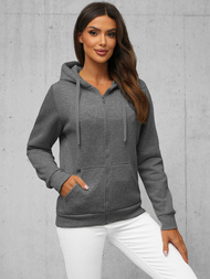 Sudadera de mujer grafito OZONEE JS/W03Z