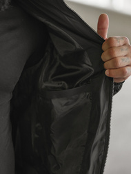 Chaqueta de invierno de hombre negra OZONEE JS/31M5031/392Z