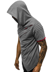 Camiseta de hombre grafito OZONEE O/1187XZ