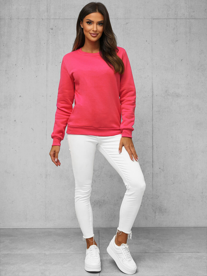 Sudadera de mujer coral OZONEE JS/W01/58Z