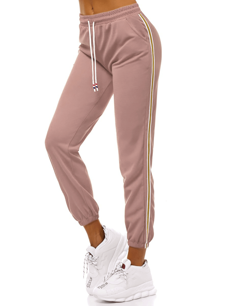 Pantalón de chándal para mujer rosa claro OZONEE JS/1020/B16
