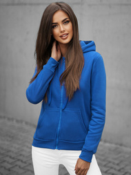 Sudadera de mujer azul OZONEE JS/W03Z