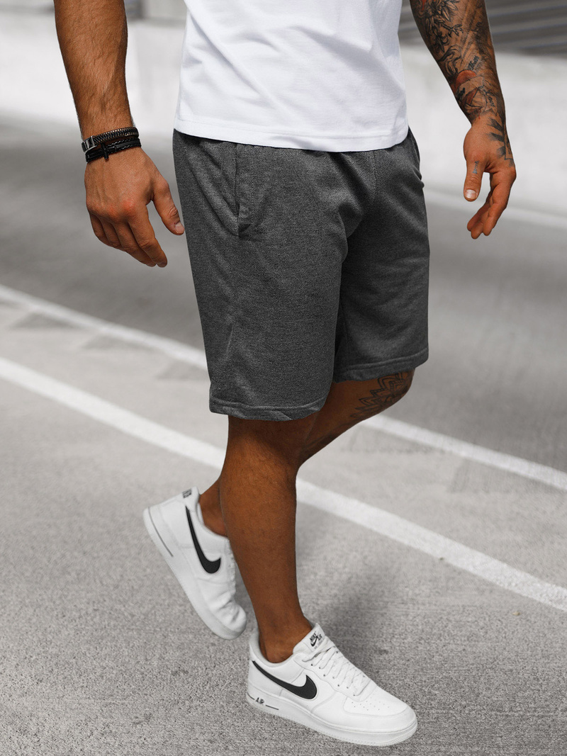 Pantalón corto de hombre grafito OZONEE JS/8K100/5Z