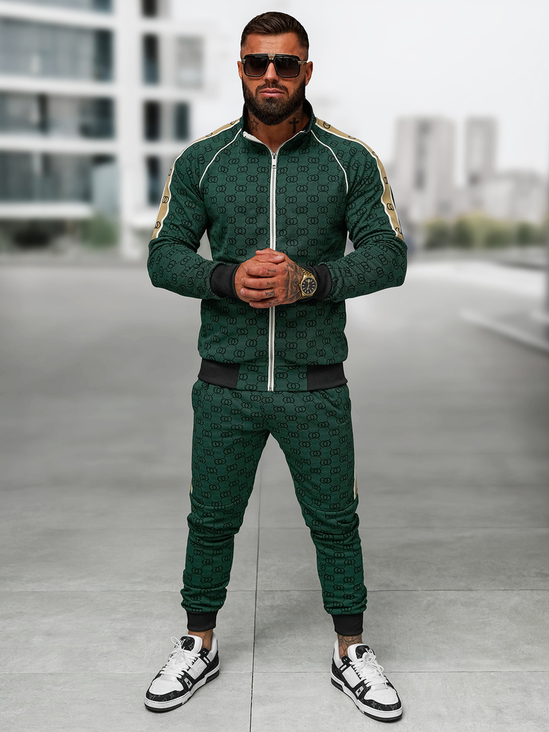 Chándal de hombre verde OZONEE O/FF5110AB