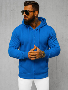 Sudadera de hombre azul OZONEE JS/2008Z