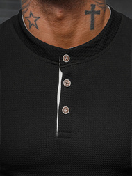 Camiseta de hombre negras OZONEE O/M011