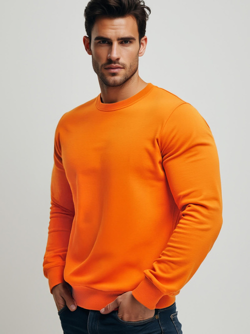 Sudadera de hombre naranja OZONEE JS/2001-10Z