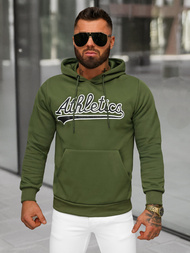 Sudadera de hombre verde OZONEE JS/27B6508/29
