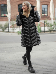 Chaqueta de mujer negro OZONEE JS/16M9100/392Z