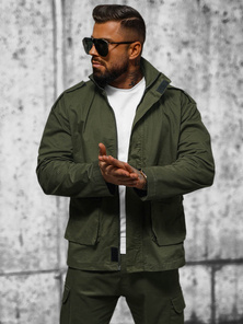 Chaqueta de hombre caqui OZONEE O/G3035