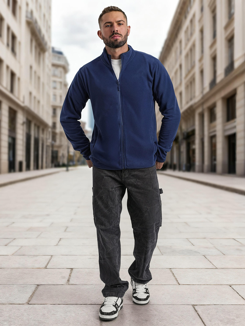 Sudadera de hombre granate OZONEE JS/HH016/25