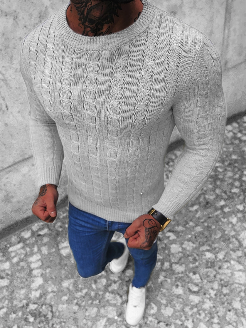 Jersey de hombre gris OZONEE NB/MM6021/2