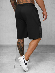 Pantalón corto de hombre negras OZONEE JS/15K1827/3