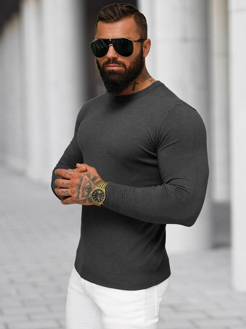 Jersey de hombre grafito OZONEE NB/MMB602/3Z