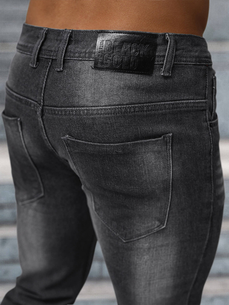 Vaqueros de hombre grafito OZONEE NB/MP0199GS