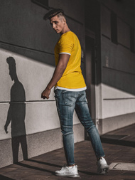 Vaqueros jogger de hombre azul OZONEE O/B4925