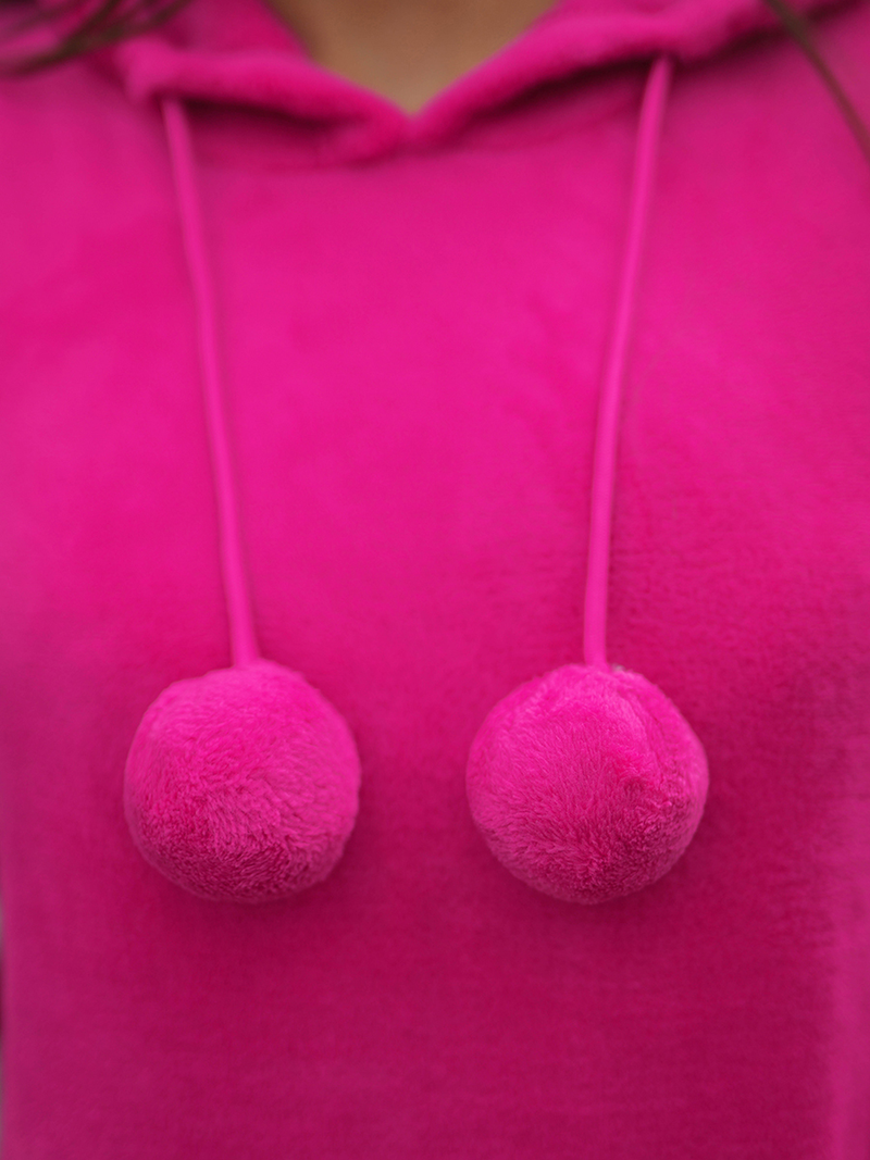 Sudadera de mujer rosa OZONEE JS/HH033/51Z