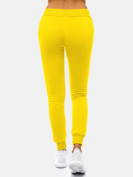 Pantalón de chándal para mujer amarillo OZONEE JS/CK01