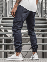 Pantalón jogger de hombre granate-oscuro OZONEE A/404