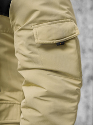 Chaqueta de hombre beige OZONEE JS/22M322/62