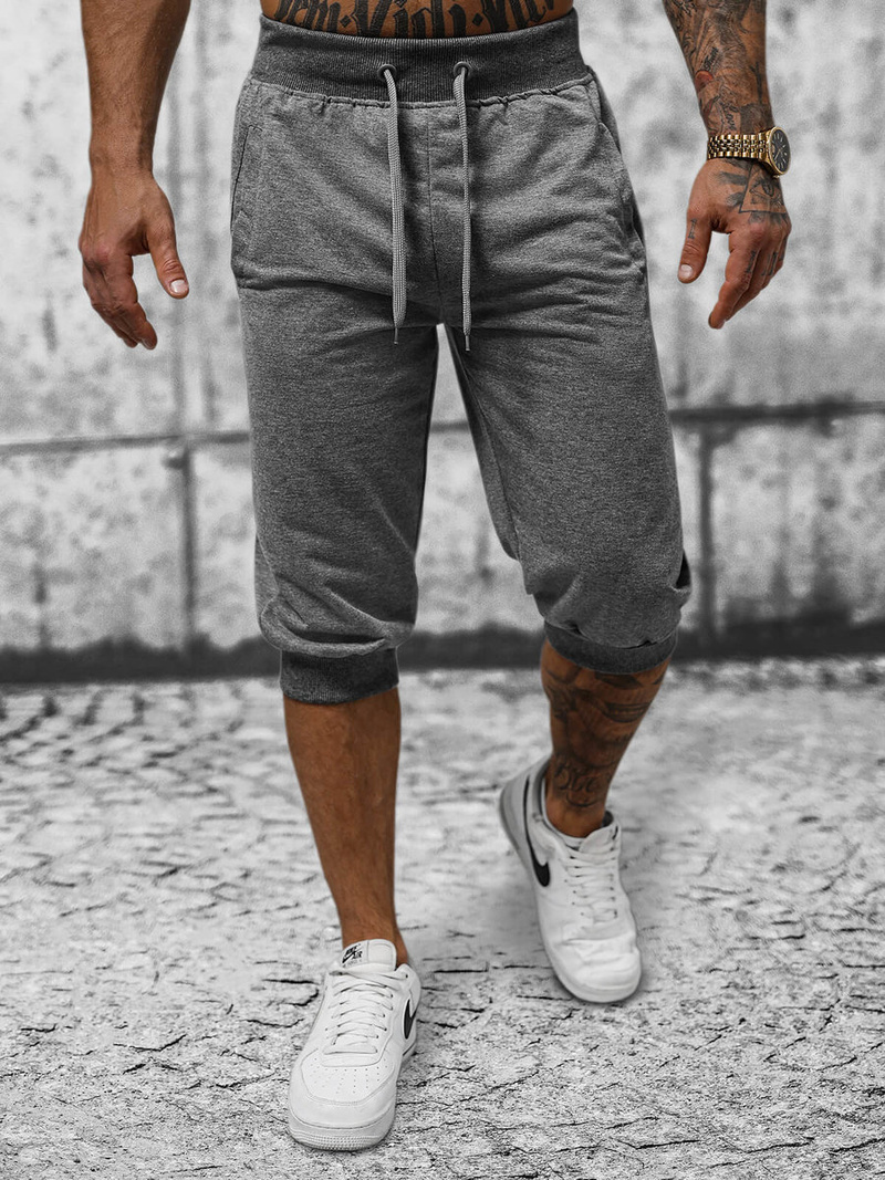 Pantalón corto de hombre grafito OZONEE JS/XW07/5Z