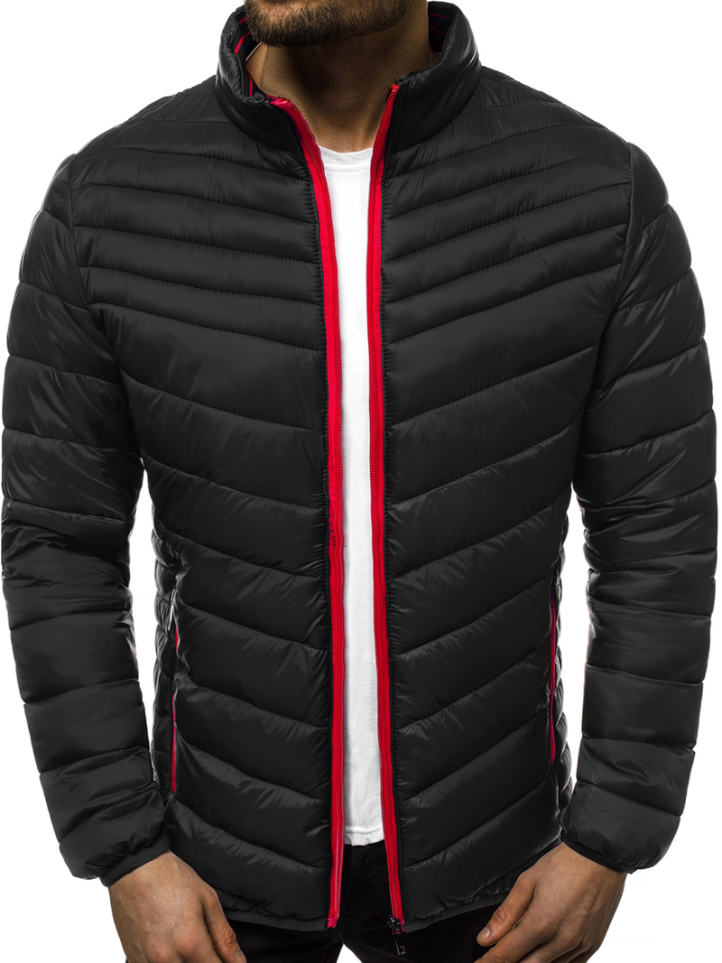 Chaqueta de hombre negra OZONEE JB/JP1137