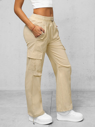 Pantalones de mujer crudo OZONEE O/TT00393