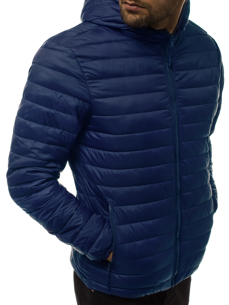 Chaqueta de hombre azul marino OZONEE JS/LY35
