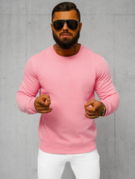 Sudadera de hombre rosa claro OZONEE JS/2001-10Z