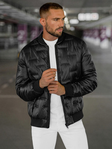 Chaqueta de hombre negra OZONEE O/11Z8099Z