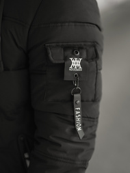 Chaqueta de hombre negra OZONEE JS/57M7501/392Z