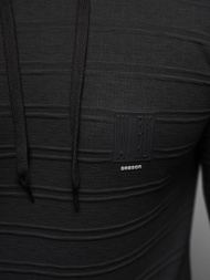 Sudadera de hombre negra OZONEE O/TB2272