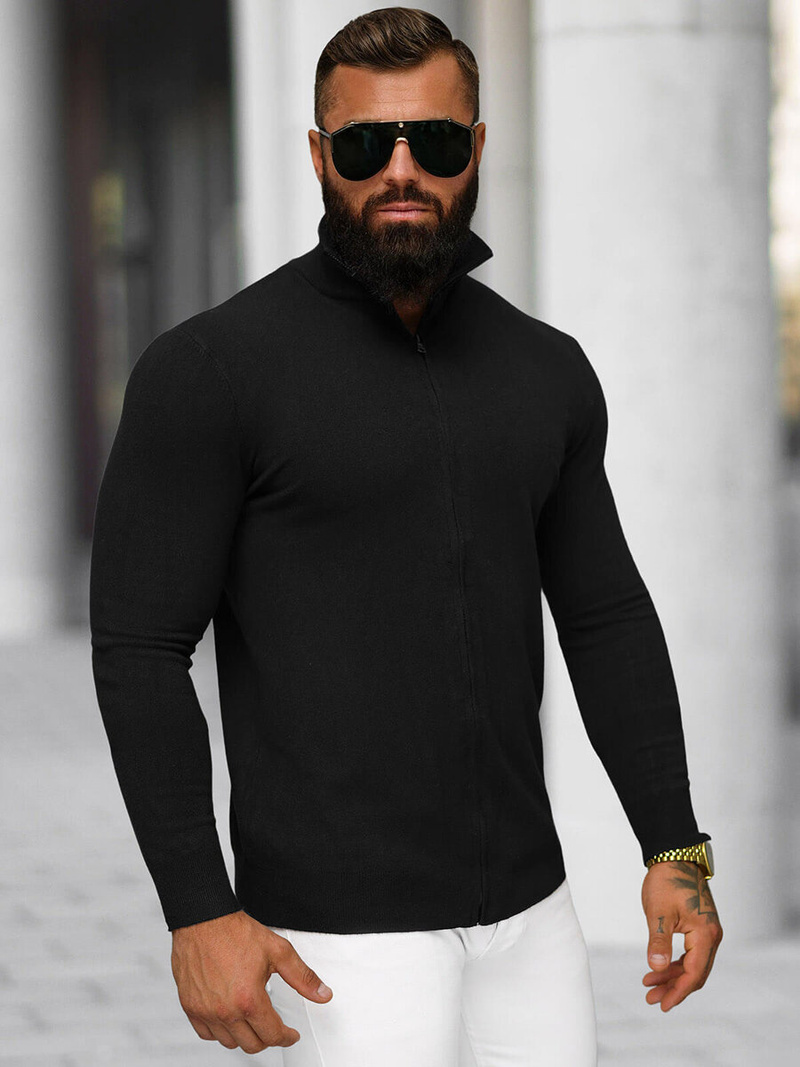 Jersey de hombre negro OZONEE NB/MM6004/4Z