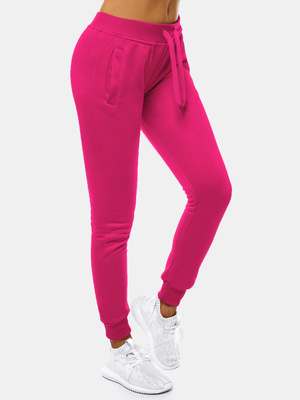 Pantalón de chándal para mujer rosa OZONEE JS/CK01