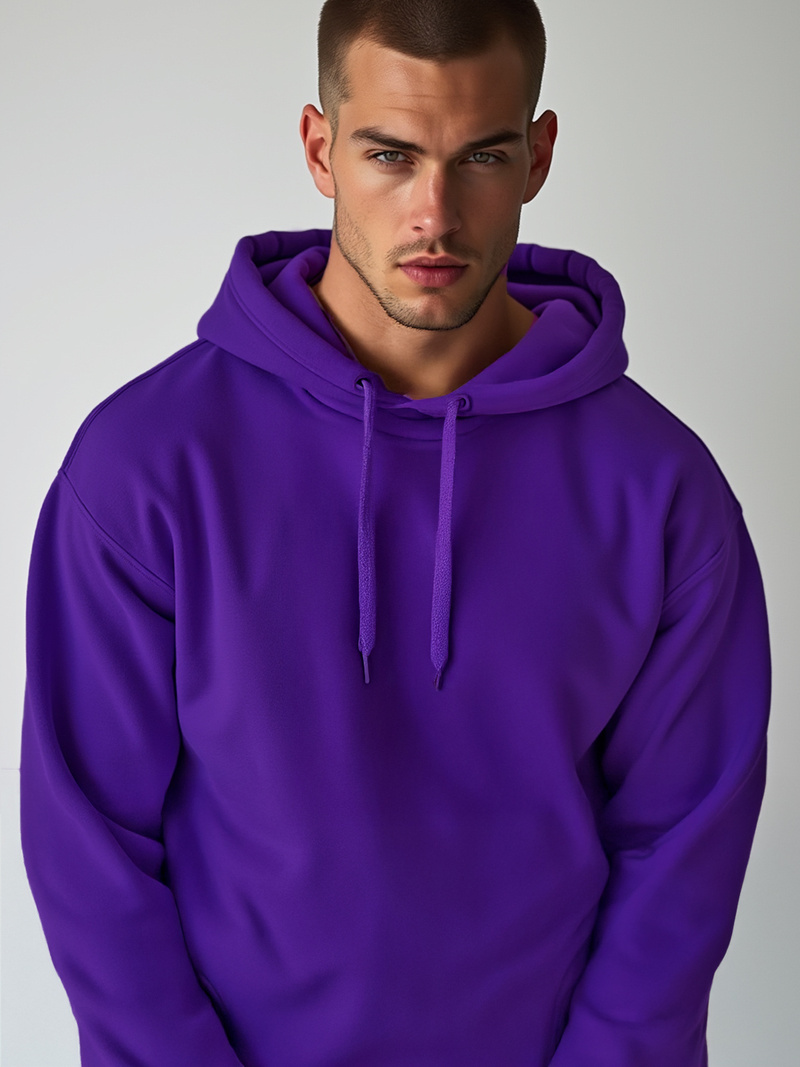 Sudadera de hombre violeta OZONEE JS/2009Z