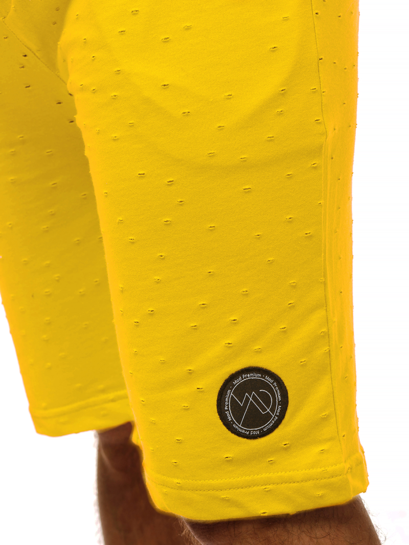 Pantalón corto de hombre amarillo OZONEE MAD/2923