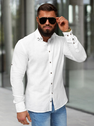 Camisa de hombre blanca OZONEE O/V143