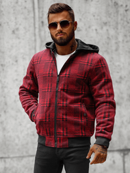 Chaqueta de hombre roja OZONEE O/3A58