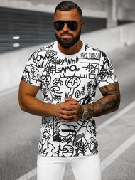 Camiseta de hombre blanca OZONEE O/T1269/1