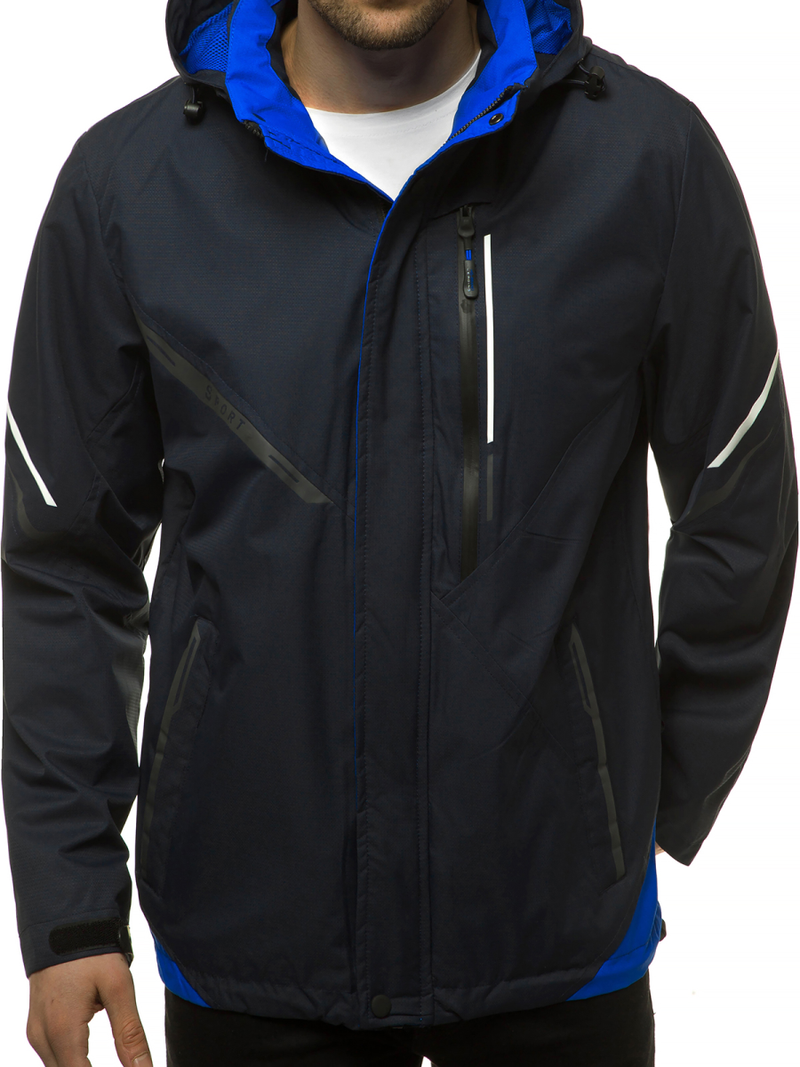 Chaqueta de hombre azul marino OZONEE MG/2517