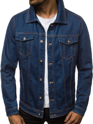 Chaqueta vaquera de hombre azul OZONEE JB/JP1110