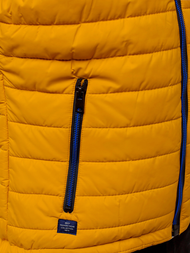 Chaleco de hombre amarilla OZONEE N/6102Z