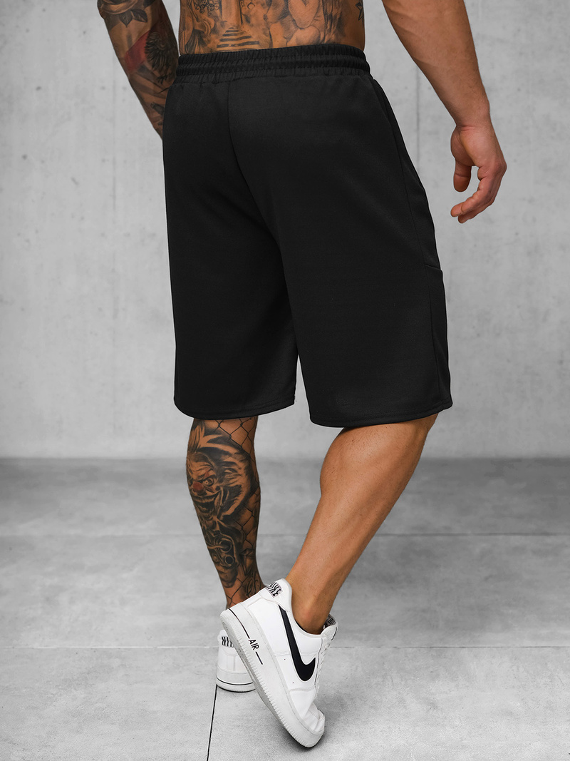Pantalón corto de hombre negras OZONEE JS/15K1822/3