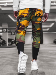 Pantalón jogger de hombre amarillo-caqui OZONEE G/11133