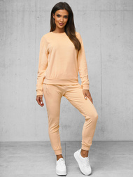 Chándal velour de mujer de salmón OZONEE O/8C1173/150Z
