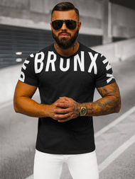 Camiseta de hombre negra OZONEE O/8T1265/3