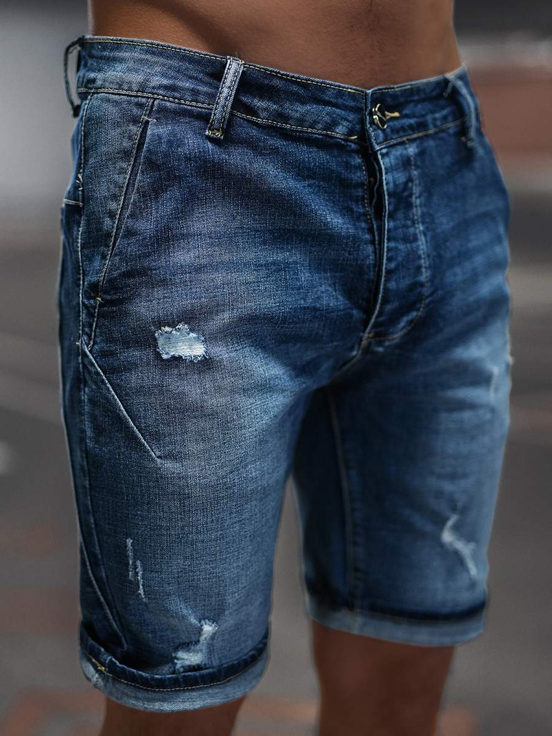 Pantalón corto de hombre azul OZONEE NB/MP0042BZ