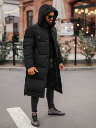 Chaqueta de hombre negra OZONEE JS/19M1290/392